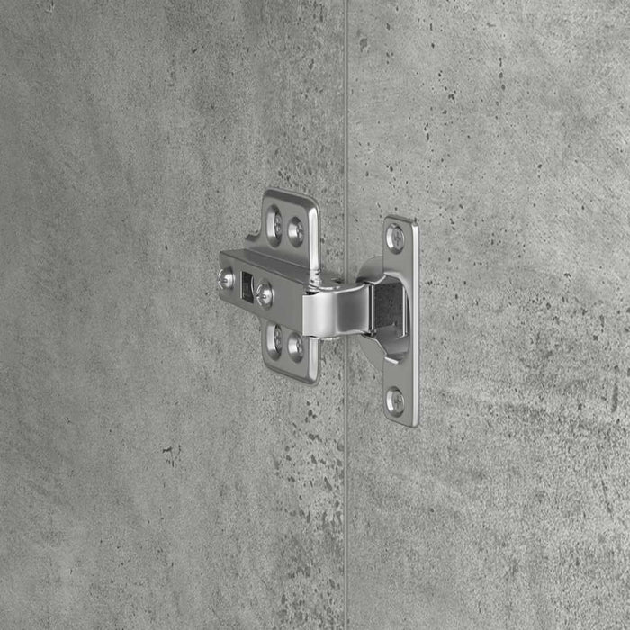 Highboard Grigio cemento 31,5 x 32 x 124 cm Legno multistrato 869349