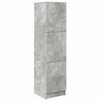 Highboard Grigio cemento 31,5 x 32 x 124 cm Legno multistrato 869349