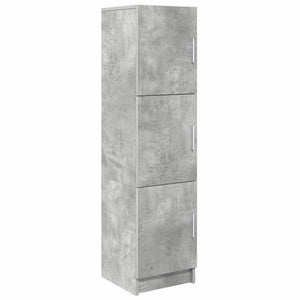 Highboard Grigio cemento 31,5 x 32 x 124 cm Legno multistrato 869349