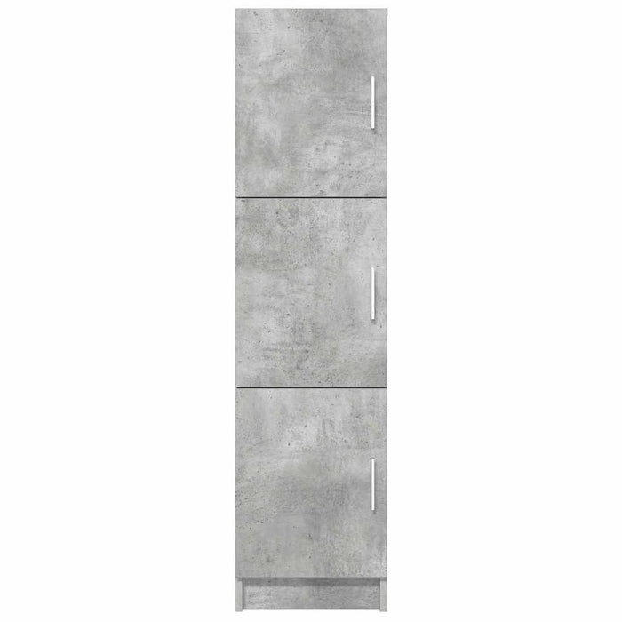 Highboard Grigio cemento 31,5 x 32 x 124 cm Legno multistrato 869349