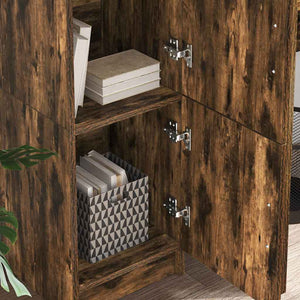 Highboard Rovere fumo 31,5 x 32 x 124 cm Legno multistrato 869350