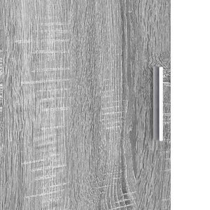 Highboard Grigio sonoma 31,5 x 32 x 124 cm Legno multistrato 869351