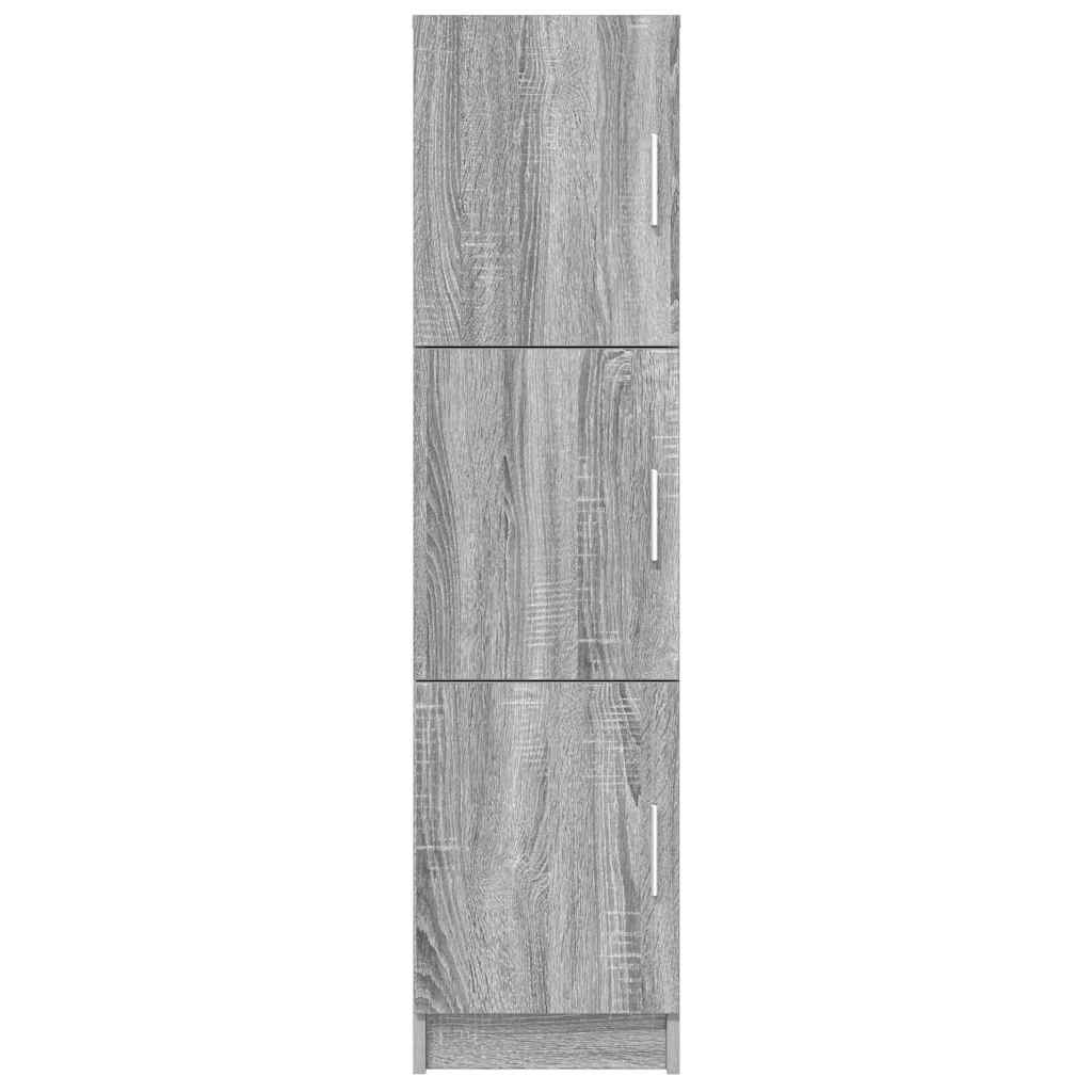Highboard Grigio sonoma 31,5 x 32 x 124 cm Legno multistrato 869351