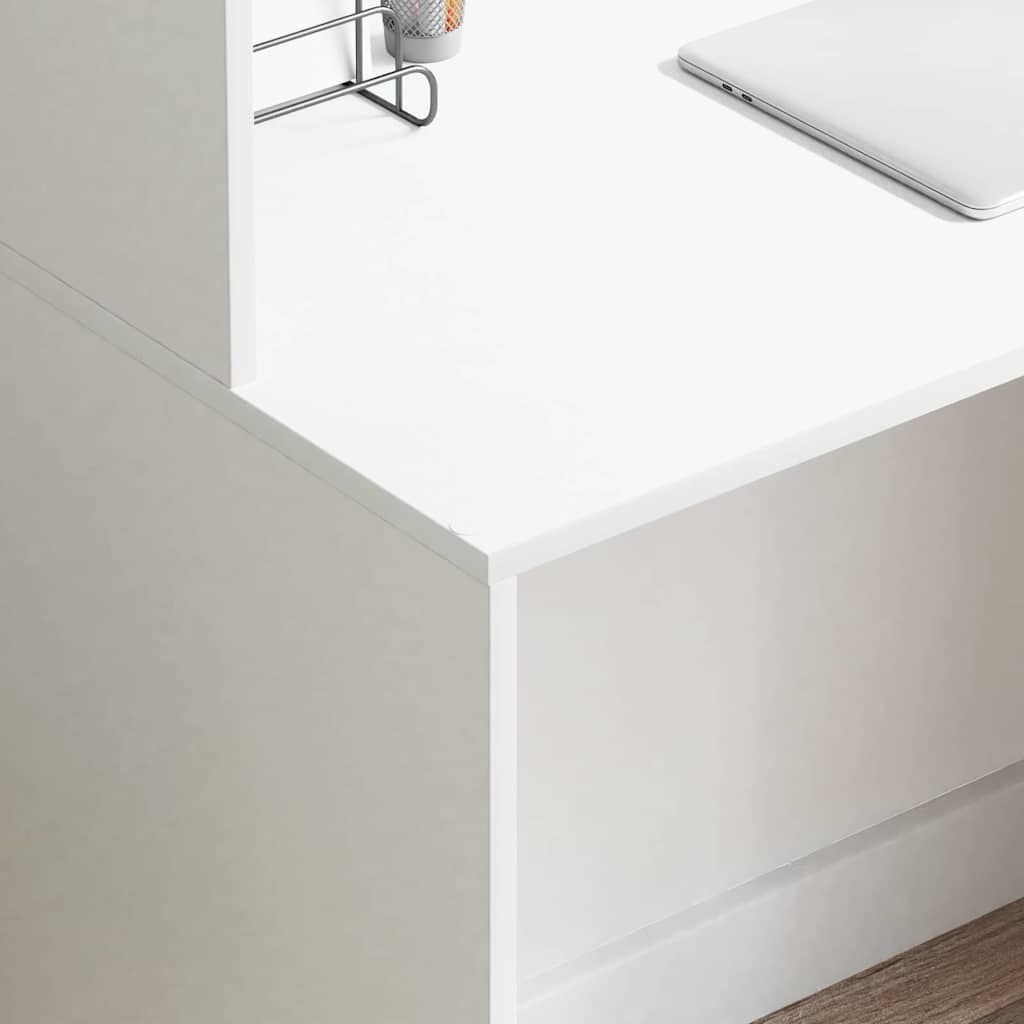 Scrivania Bianco 102 x 50 x 124 cm Legno multistrato 869354