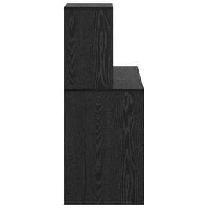 Scrivania Rovere nero 102 x 50 x 124 cm Legno multistrato 869355