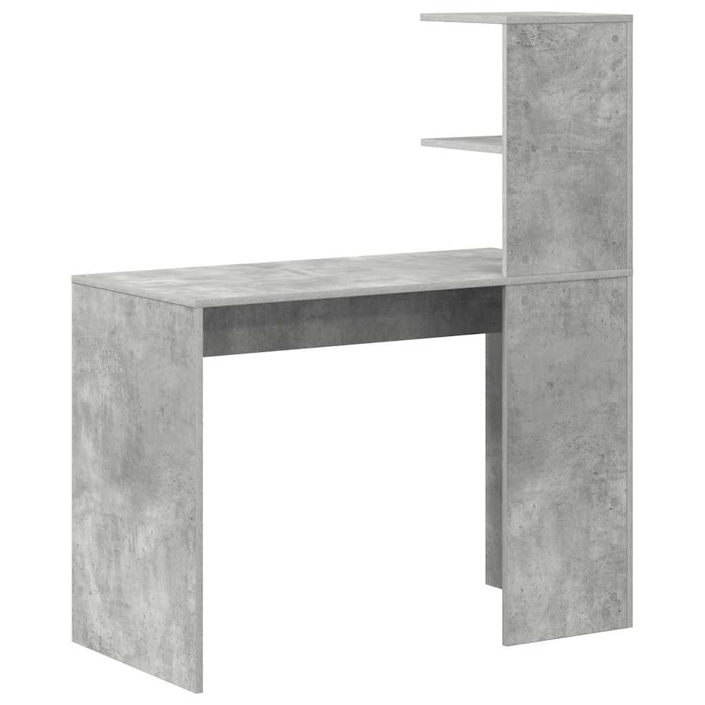 Scrivania Grigio cemento 102 x 50 x 124 cm Legno multistrato 869357