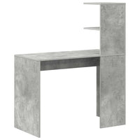 Scrivania Grigio cemento 102 x 50 x 124 cm Legno multistrato 869357