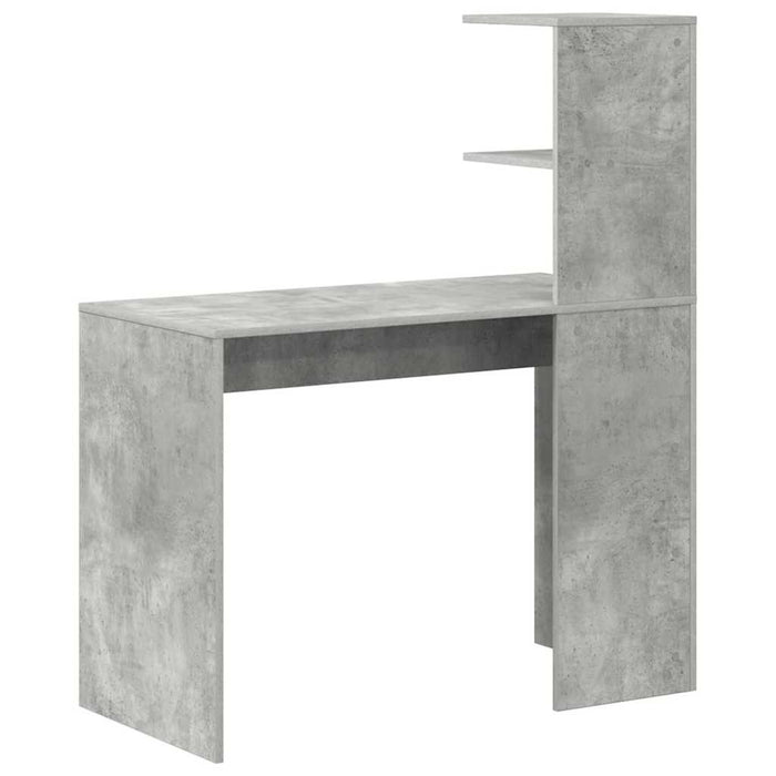 Scrivania Grigio cemento 102 x 50 x 124 cm Legno multistrato 869357