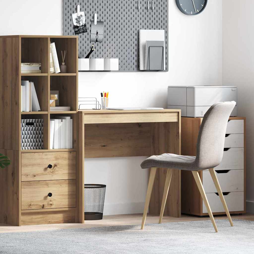 Scrivania rovere artigianale 80 x 40 x 76 cm Legno multistrato 869393