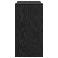 Scrivania Rovere nero 90 x 40 x 76 cm Legno multistrato 869395