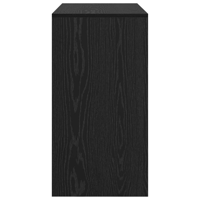 Scrivania Rovere nero 90 x 40 x 76 cm Legno multistrato 869395