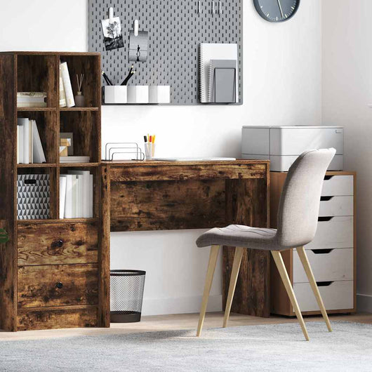 Scrivania Rovere fumo 90 x 40 x 76 cm Legno multistrato 869398