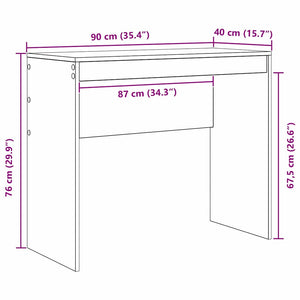 Scrivania Altro Legno vecchio 90 x 40 x 76 cm Legno multistrato 869400