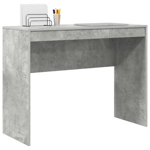 Scrivania Grigio cemento 100 x 40 x 76 cm Legno multistrato 869405
