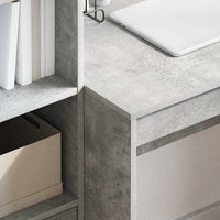 Scrivania Grigio cemento 90 x 50 x 76 cm Legno multistrato 869437