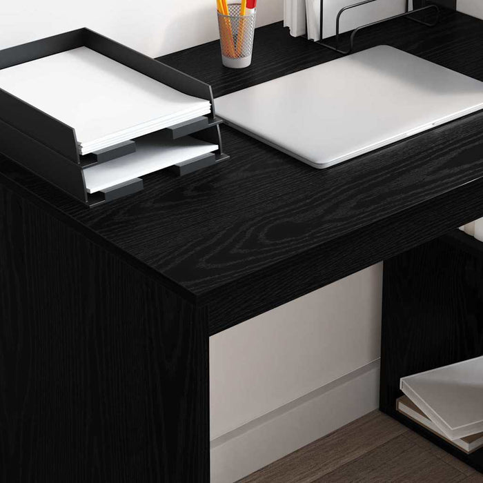 Scrivania Rovere nero 108 x 55 x 103.5 cm Legno multistrato 869459