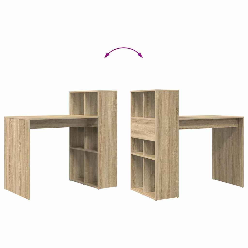 Scrivania rovere sonoma 108 x 55 x 103.5 cm Legno multistrato 869460
