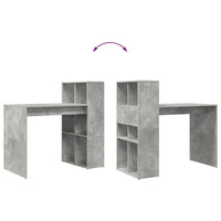 Scrivania Grigio cemento 108 x 55 x 103.5 cm Legno multistrato 869461