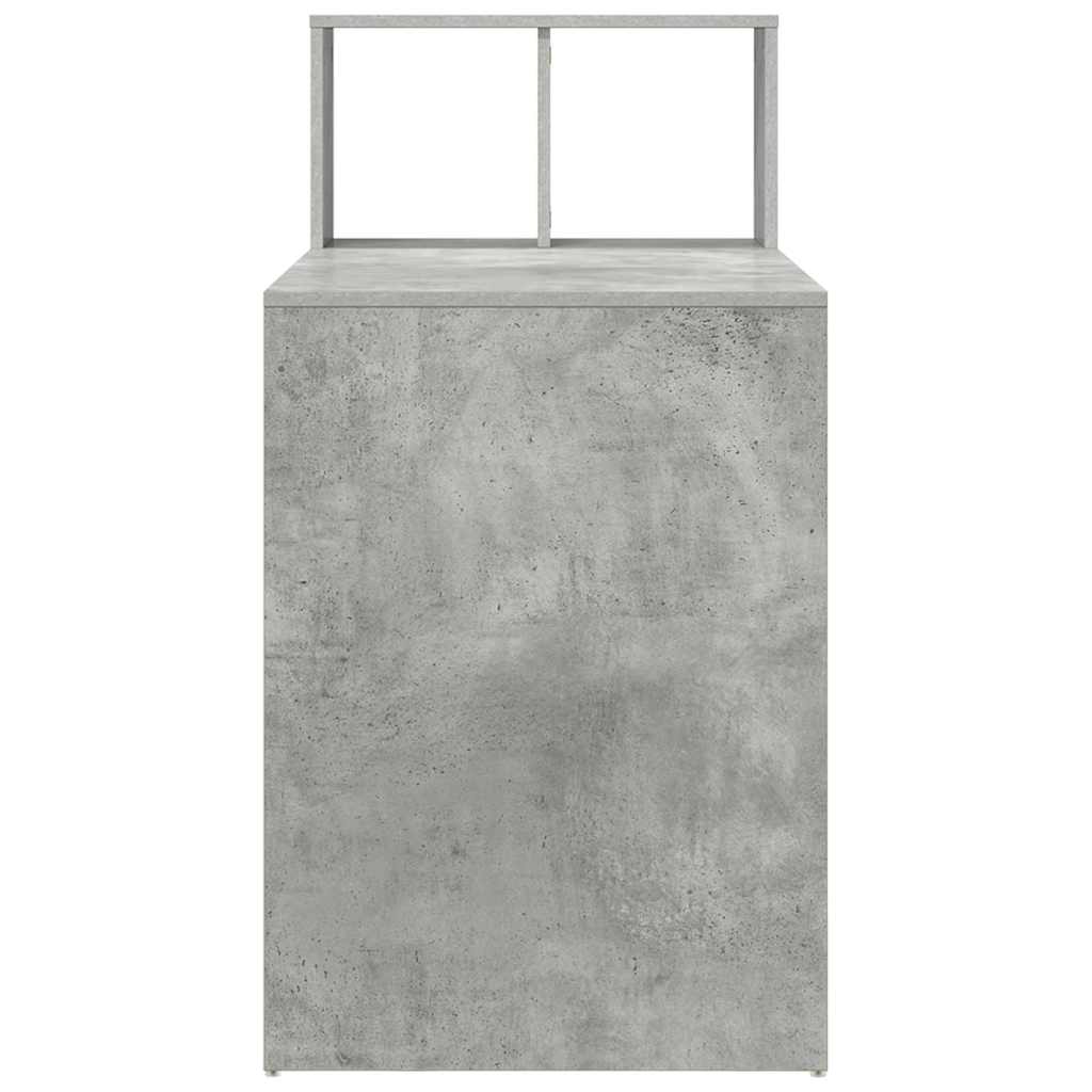 Scrivania Grigio cemento 108 x 55 x 103.5 cm Legno multistrato 869461