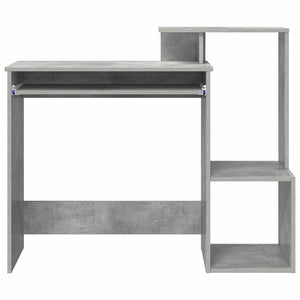 Scrivania Grigio cemento 106 x 40 x 88.5 cm Legno multistrato 869469