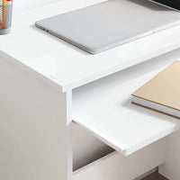 Scrivania con Storage Bianco 120.5 x 44 x 88.5 cm 869474