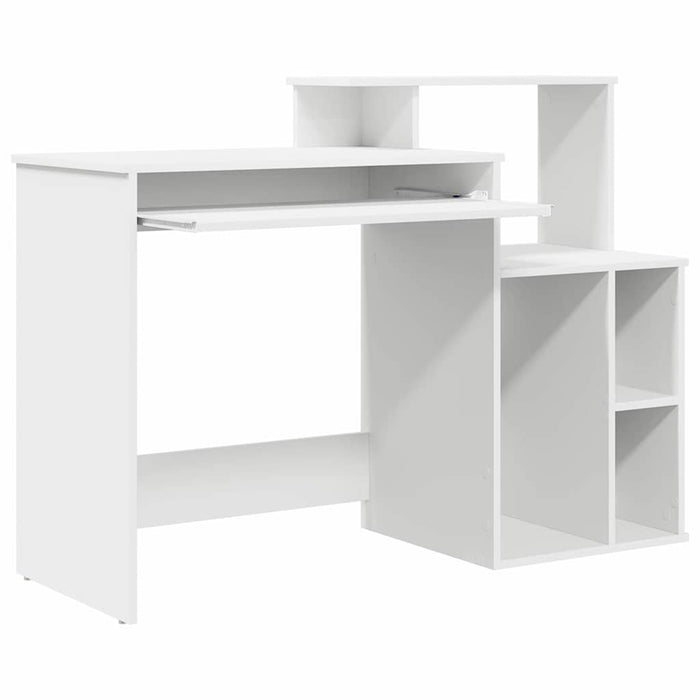 Scrivania con Storage Bianco 120.5 x 44 x 88.5 cm 869474