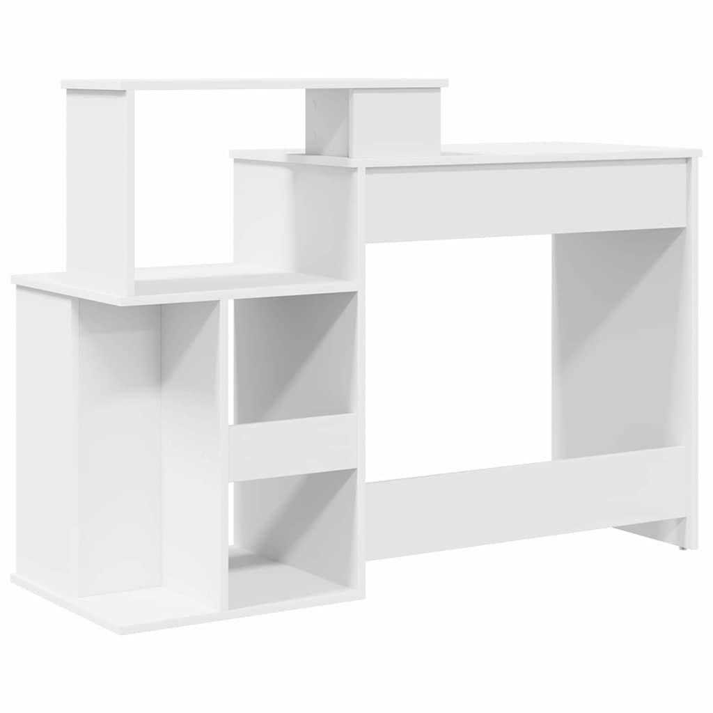 Scrivania con Storage Bianco 120.5 x 44 x 88.5 cm 869474
