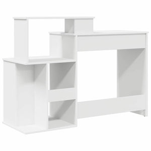 Scrivania con Storage Bianco 120.5 x 44 x 88.5 cm 869474