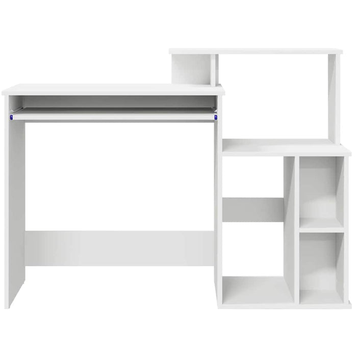 Scrivania con Storage Bianco 120.5 x 44 x 88.5 cm 869474