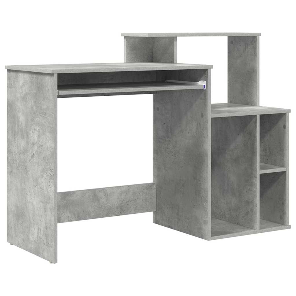 Scrivania con Storage Grigio cemento 120.5 x 44 x 88.5 cm 869477
