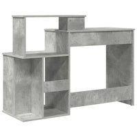 Scrivania con Storage Grigio cemento 120.5 x 44 x 88.5 cm 869477