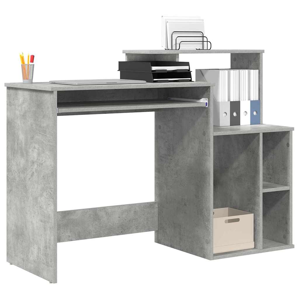 Scrivania con Storage Grigio cemento 120.5 x 44 x 88.5 cm 869477