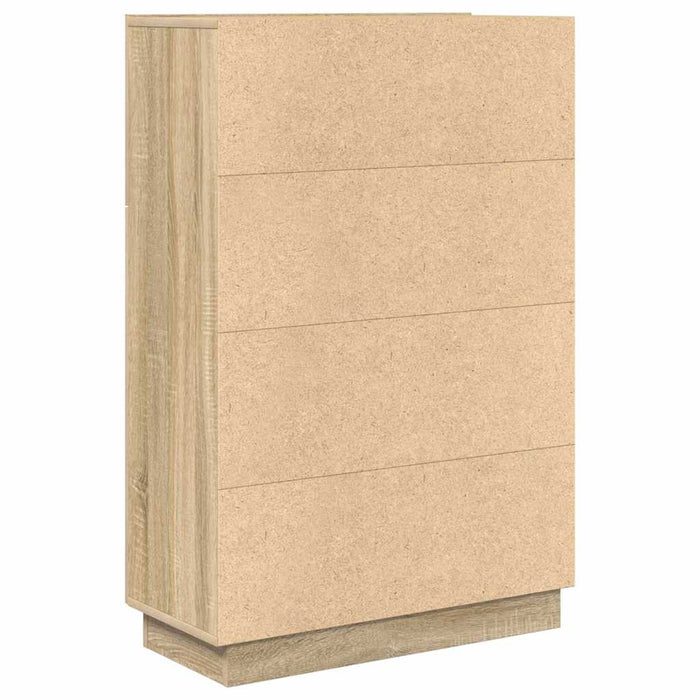Scrivania con lo scaffale rovere sonoma 71,5 x 31,5 x 106,5 cm 869484