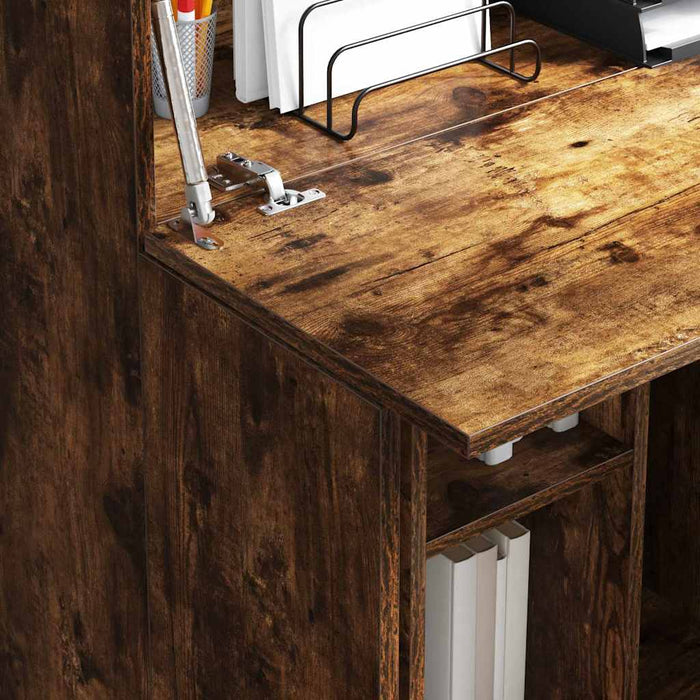 Scrivania Rovere fumo 71,5 x 31,5 x 106,5 cm Legno multistrato 869486