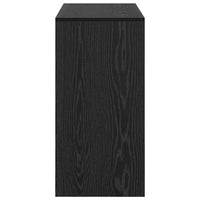 Scrivania Rovere nero 90 x 37,5 x 75 cm Legno multistrato 869491