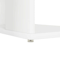 Scrivania con Storage con lo scaffale Bianco 130 x 50.5 x 75 cm 869498