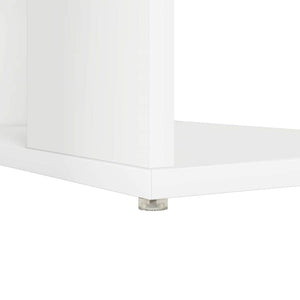 Scrivania con Storage con lo scaffale Bianco 130 x 50.5 x 75 cm 869498