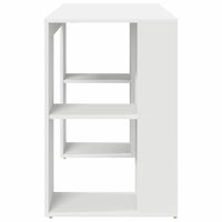 Scrivania con Storage con lo scaffale Bianco 130 x 50.5 x 75 cm 869498
