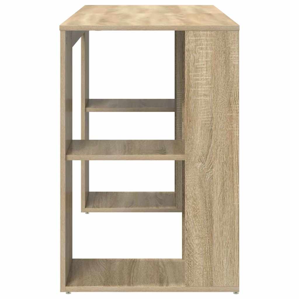 Scrivania con Storage rovere sonoma 130 x 50.5 x 75 cm 869500