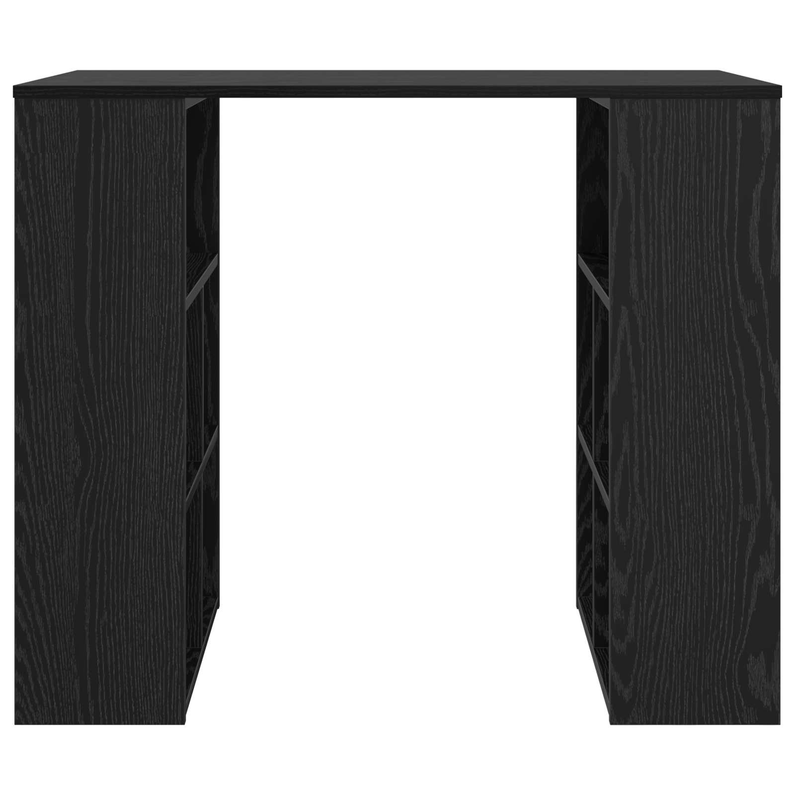 Scrivania Rovere Nero 90 x 50 x 75 cm Legno multistrato 869507