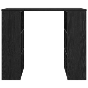 Scrivania Rovere Nero 90 x 50 x 75 cm Legno multistrato 869507