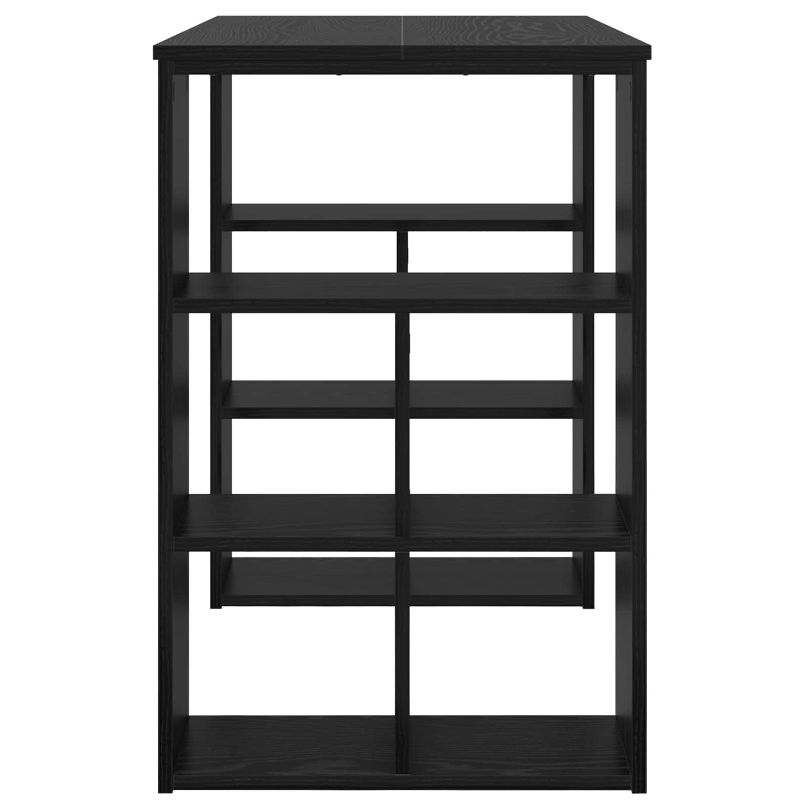 Scrivania Rovere Nero 90 x 50 x 75 cm Legno multistrato 869507