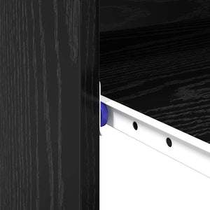 Scrivania Rovere nero 77,5 x 43 x 79 cm Legno multistrato 869515