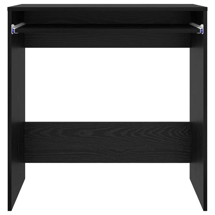 vidaXL Scrivania Rovere nero 77,5 x 43 x 79 cm Legno multistrato