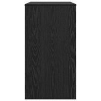 vidaXL Scrivania Rovere nero 77,5 x 43 x 79 cm Legno multistrato