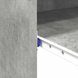 Scrivania Grigio 77,5 x 43 x 79 cm Legno multistrato 869517