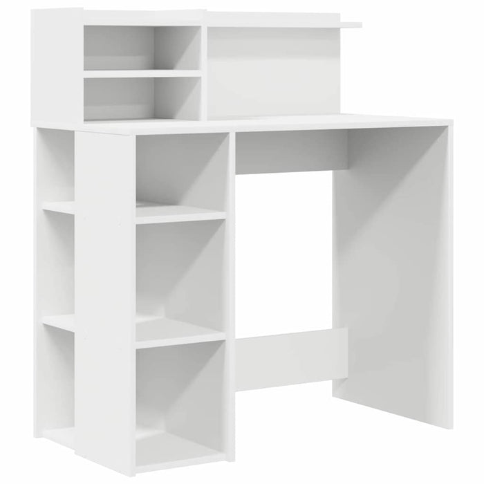 Scrivania con Magazzino Bianco 90 x 48 x 101.5 cm 869522