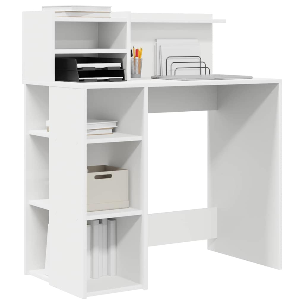 Scrivania con Magazzino Bianco 90 x 48 x 101.5 cm 869522
