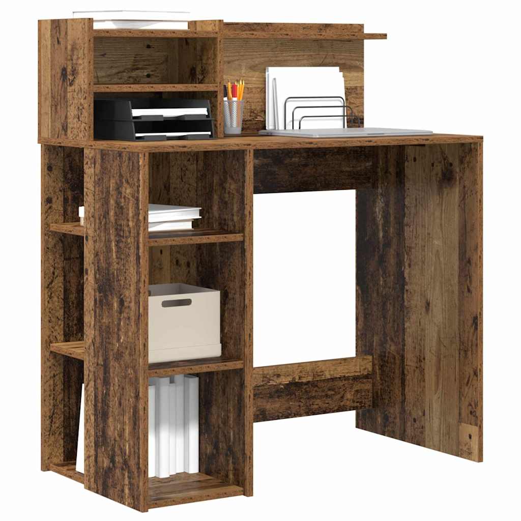 Scrivania con Magazzino Legno vecchio 90 x 48 x 101.5 cm 869528