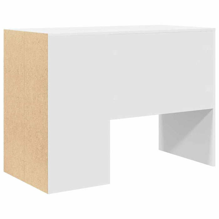Scrivania Bianco 102 x 50 x 75 cm Legno multistrato 869538